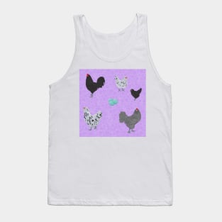 BBS Ameraucana Pattern Purple Tank Top